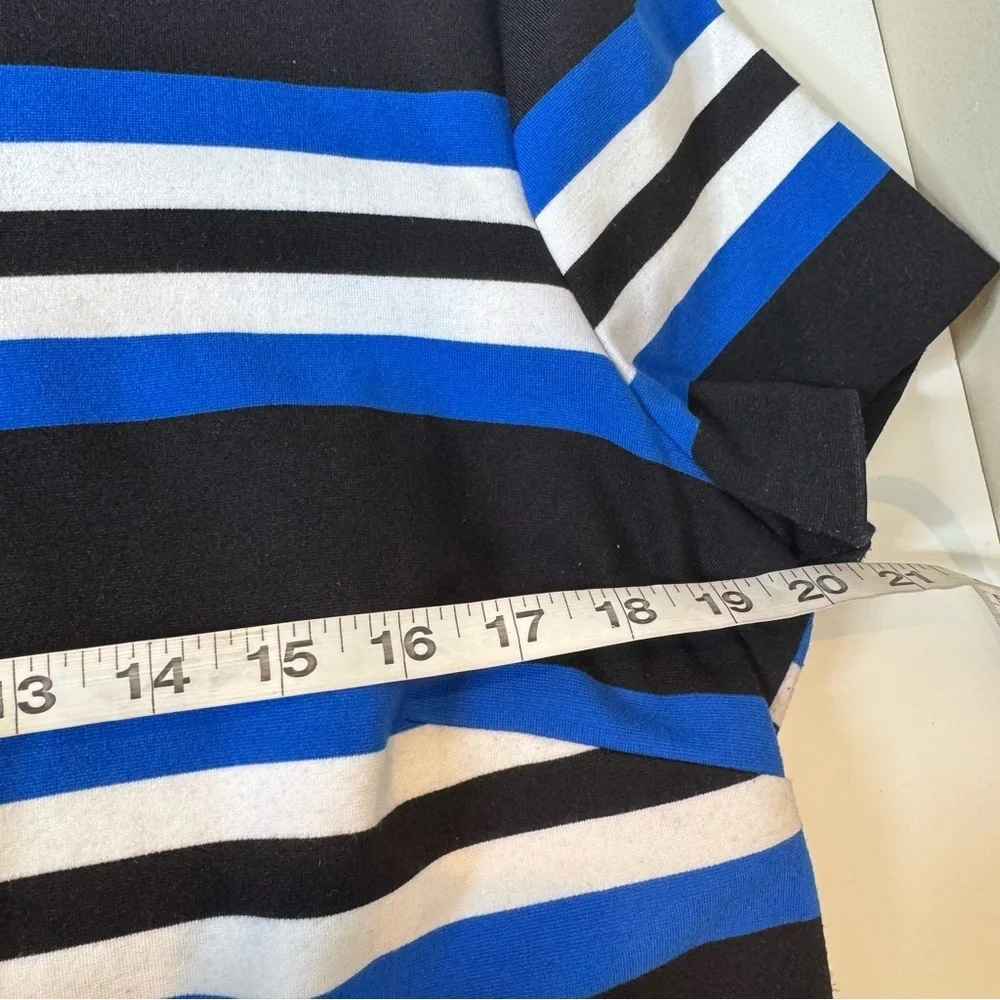 Michael kors Striped Blue and Black Dress size XL